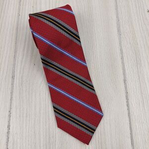 Robert Talbott Nics Toggery Repp Tie Necktie 100% Silk Striped Multicolor Office